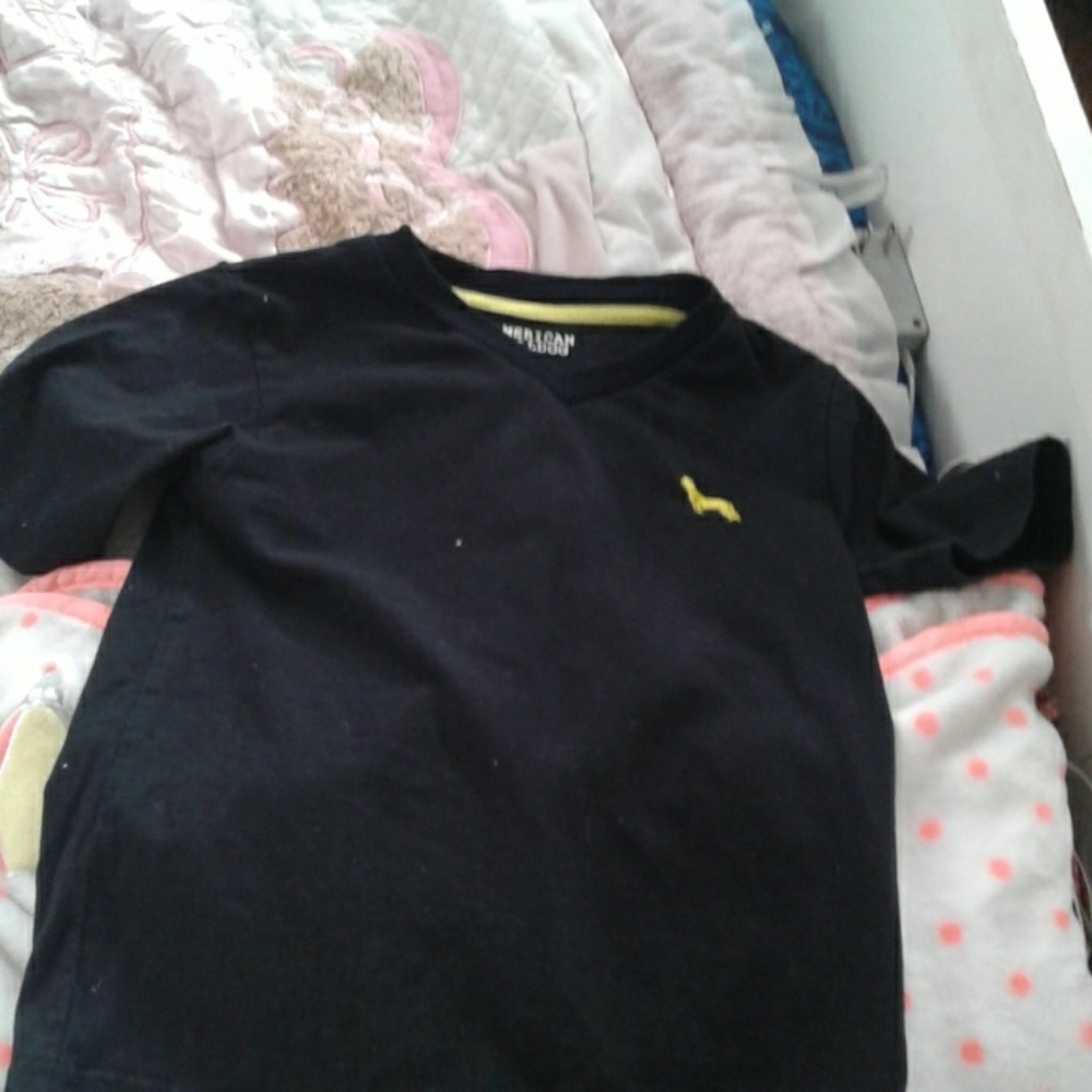 A boys Black t-shirt